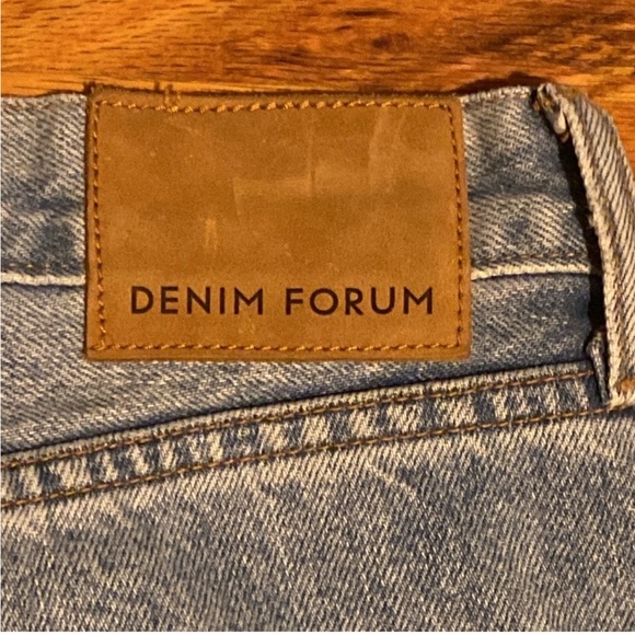 Denim Forum Farrah High Rise Wide Leg Size 28L Size 31- Euc Like New - Picture 12 of 12
